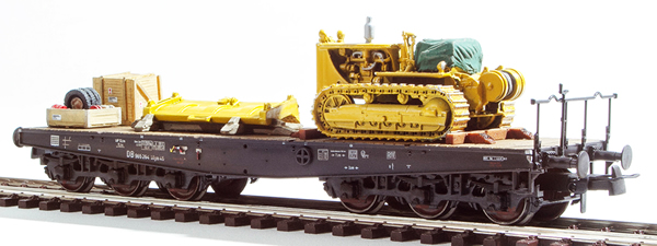 REI Models 20320 - Heavy Bulldozer Transport ( Hand Weathered & Painted)  